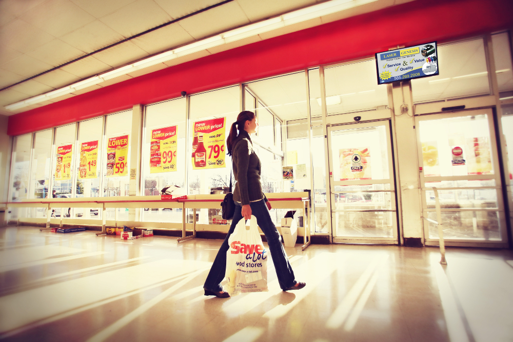 Digital Signage in Grocery and supermarkets
